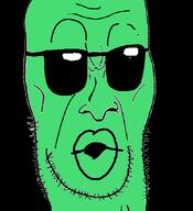 agent big_lips black_background cia_nigger fed federal_bureau_of_investigation glasses glowing green_skin lips subvariant:danny2 sunglasses trend:glowie variant:danny variant:nojak // 600x658 // 62.6KB