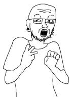 arm bald beard brown_hair ear earring finger lips pink_skin pooner red_lips template upper_torso variant:unknown // 668x854 // 7.7KB