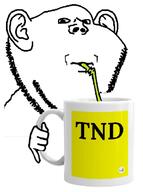 closed_mouth cup drinking drinking_straw ear hand holding_object mug soyjak stubble subvariant:impdrink text total_nigger_death variant:impish_soyak_ears // 469x629 // 76.3KB