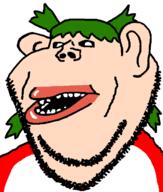 4chan anime ear hair open_mouth soyjak stubble subvariant:impish_amerimutt variant:impish_soyak_ears white_skin yotsoyba // 598x703 // 12.6KB