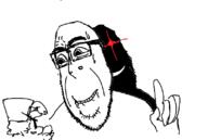 biting_lip boyfriend_(friday_night_funkin') closed_mouth friday_night_funkin' glasses glowing_eyes hand ominous redraw shadow stubble subvariant:hornyson variant:cobson // 807x543 // 43.1KB