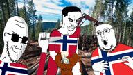 4soyjaks angry animal arm blowjob brown_skin clothes country flag flag:norway glasses hand holding_knife knife meta:pornographic_content norway nsfw open_mouth penis sex smile smug soyjak squirrel stubble subvariant:chudjak_seething subvariant:feralsquirrel sunglasses variant:chudjak variant:feraljak variant:norwegian variant:soyak vein veiny_cock weapon // 800x450 // 561.3KB