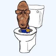 angry award beard brown_skin crying european european_union flag flag:european_union glasses meta:tagme most_obsessed_faggot_award mutt red_eyes shitskin skibidi_toilet star_(symbol) subvariant:euromutt sweater variant:markiplier_soyjak // 800x800 // 67.8KB