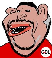 gdl goyim_defense_league grey_hair hair handsome_truth hooked_nose jewish_nose mustache racism stubble subvariant:impish_amerimutt variant:impish_soyak_ears // 598x668 // 30.8KB