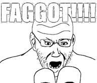 ear faggot glasses joe_biden microphone open_mouth soyjak stubble text variant:unknown // 627x541 // 14.4KB