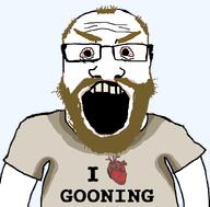 bloodshot_eyes brown_hair brown_stubble clothes coomer dirty_clothes gooner meta:op_took_a_selfie_of_xerself series:coomers_&_gooners shirts subvariant:science_lover sweating tired variant:markiplier_soyjak white_skin // 800x789 // 46.6KB