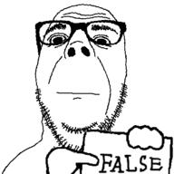closed_mouth false glasses neutral sign soyjak stubble variant:dubbbzjak // 400x400 // 13.3KB