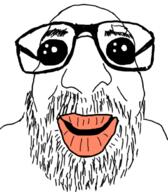 glasses lips oh_my_god_she_is_so_attractive soyjak stubble variant:israeli_soyjak // 536x611 // 123.4KB