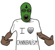 cannibalism glasses goblin_(tyler_the_creator) i_love looking_at_you open_mouth pointing ski-mask soyjak tyler_the_creator variant:shirtjak // 618x559 // 30.8KB