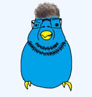 acne beak beard bird blue_skin closed_mouth glasses series:x_inmigrants smile soyjak transparent_background twitter variant:budgiejak xitter zoomer_hair // 640x677 // 61.3KB
