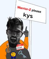 arm attention_whore award badge beard brown_hair chud_(soybooru) closed_eyes clothes crying dan hand hello_my_name_is_(sticker) name_tag nas:gigachad open_mouth pointing screaming sign soybooru soyjak text transparent_background variant:abortion_lover warrior-z_(user) // 794x960 // 221.8KB