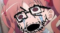 anime crying female glasses hair open_mouth stubble toaru_kagaku_no_railgun variant:soiroko // 567x319 // 374.4KB