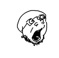 beard ear glasses open_mouth stubble variant:unknown white_skin // 346x337 // 4.2KB