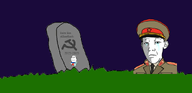 cap clothes communism crying grass gravestone hammer_and_sickle hat holding_heart josip_broz_tito meta:namefags military military_uniform night silberfisch_(namefag) subvariant:wholesome_soyjak text variant:gapejak variant:kuzjak // 929x452 // 55.8KB