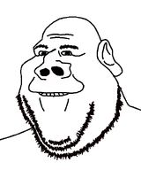 1soyjaks alternate bald big_nose ear forehead_lines grin impish james_gandolfini no_glasses smile stubble teeth template the_sopranos tony_soprano transparent_background variant:impish_soyak_ears variant:impish_tony // 500x600 // 18.1KB