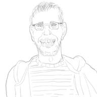 closed_mouth clothes ear glasses grin hair soyjak stubble variant:unknown // 1024x1024 // 203.0KB