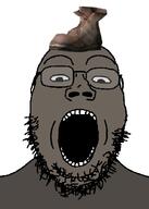 boot boot_(user) glasses grey_skin meta:tagme open_mouth stubble subvariant:gapejak_front tinted_glasses variant:gapejak // 500x700 // 64.4KB