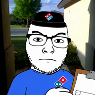 cap clothes delivery ext=mp4 glasses hat irl_background meta:ai_generated meta:not_oc pizza stubble variant:uncjak white_skin // 560x560, 6s // 1.5MB