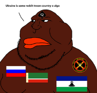 black_skin chechnya closed_mouth countrywar cyrillic_text flag flag:chechnya flag:lesotho flag:russia hair lesotho mokorotlo o_algo op_is_a_retarded_lazy_faggot_for_not_tagging_his_own_shit queen_of_spades reddit russia soyjak stubble text transparent_background troon ukraine variant:meximutt wagner_group // 888x849 // 67.3KB