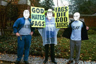 closed_mouth faggot fred_phelps gay glasses god_hates_fags homophobia picket poncho protest subvariant:neutralplier variant:bernd variant:markiplier_soyjak variant:soyak wbc westboro_baptist_church // 1500x1000 // 410.8KB