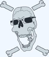 bone cracked emoticon glasses open_mouth series:soymoji skull skull_and_bones soyjak variant:cobson // 794x918 // 43.1KB
