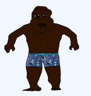 batman black_lips black_skin dc_comics finger full_body leg toes underpants variant:alicia yellow_sclera // 1750x1850 // 385.5KB