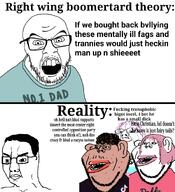 boomer bullying daddy's_girl ebonics female incel maga mutt right_wing school subvariant:impish_amerimutt tiktok tranny variant:chudjak variant:feraljak variant:gapejak variant:impish_soyak_ears zoomer zoomer_hair // 1500x1650 // 574.0KB