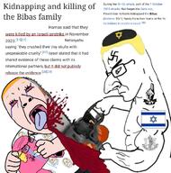 baby bibas_family blood chainsaw dead_kike_baby elephant holding_chainsaw holding_object idf israel israeli israeli_flag jewish_nazi jewish_nose jewish_star judaism kahanism kfir_bibas lehi nipple plush red_hair swastika sweating trend:aryan variant:bernd variant:chudjak // 1080x1092 // 844.4KB