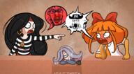 2soyjaks ace_attorney angry arm blood cartoon clenched_teeth clothes ear ear_removal earring glasses hand hat hook kiki_(ongezellig) mustache nosebleed ongezellig open_mouth parody pipe pirate pirate_hat red skull soyjak speech_bubble stubble subvariant:feralrage variant:feraljak variant:markiplier_soyjak vera_(ongezellig) yellow_teeth // 2490x1393 // 2.6MB