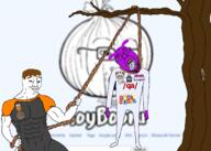 ack anthro award badge brown_hair brown_skin chud_(soybooru) closed_mouth dan dead die female fnf food friday_night_funkin' fundamental_paper_education furry glasses hair hanging jax_(the_amazing_digital_circus) jax_pedo kill lorna_(terrible_mouse) miss_circle mouse onion purple purple_skin qa_(soyjak_party) rope screaming soybooru tadcgem terrible_mouse the_amazing_digital_circus variant:bernd variant:chudjak variant:soyak vegetable yellow_hair // 2100x1500 // 807.5KB