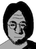 eyebrows forehead_lines glasses grey_skin hair mouth_closed nose rape shadow soyjak stubble variant:lennonjak // 144x192 // 19.3KB