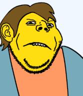 angry brown_hair clothes ear hair jacket nelson_muntz stubble subvariant:gapealien the_simpsons variant:gapejak yellow_skin // 722x832 // 35.2KB