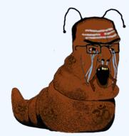 bloodshot_eyes bug crying hindflea hindroach hindu india indian jeet pajeet poojeet slug soyjak variant:chudjak // 671x710 // 198.7KB