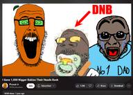 1000 3soyjaks babyjak caca father froot green_glasses meta:tagme mr_beast mrbeast nigger oh_my_god_she_is_so_attractive open_mouth pacifier stubble tear variant:beastjak variant:gapejak variant:rupturejak yellow_glasses youtube // 4000x2853 // 822.9KB