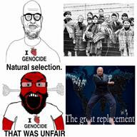 dance genocide hardtekk klaus_schwab meta:ai_generated music natural_selection red_skin variant:markiplier_soyjak variant:microplasticsjak viggle white_skin // 720x720, 19.6s // 18.7MB