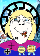 award blond blue_eyes english_text flag:bisexual_pride_flag hyperborea subvariant:59_percent subvariant:bridget swastika text trend:aryan variant:bernd variant:gapejak vore white_skin // 532x747 // 333.0KB