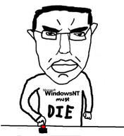 angry arm button closed_mouth ear glasses hair hand millions_must_die soyjak subvariant:pol_face variant:chudjak windows windows_nt // 582x635 // 60.3KB