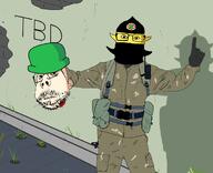 alley balaclava bambi_(moldygh) beheaded blood bloodshot_eyes dave_and_bambi dead decapitation dnb dnb_lost ear gear glasses gore juaco_(user) obsessed_faggot stubble subvariant:scholar terrorism total_bambi_death variant:bernd variant:markiplier_soyjak // 1200x976 // 145.8KB