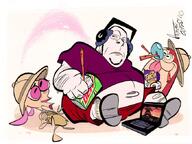 cobson_face dew fat headphones mountain_dew ren ren_and_stimpy soyjack stimpy takis variant:cobson wojak // 680x510 // 73.3KB