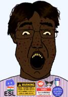 SanrioWABAG_(namefag) artist:doedoedoe award discord esl faggot flag:india flag:minor_attracted_person glasses name_tag nigger open_mouth queer reddit sanrio shitskin sign soyjak subvariant:churnd sweating tranny troon variant:bernd variant:chudjak warning // 550x791 // 45.8KB