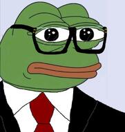 amphibian closed_mouth clothes frog glasses green_skin nas:pepe pepe_the_frog suit // 1286x1362 // 725.3KB amphibian closed_mouth clothes frog glasses green_skin nas:pepe pepe_the_frog suit // 1286x1362 // 725.3KB