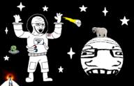 alien asteroid astronaut ball bear black_hole circle crying distorted fire flag flag:united_states green_skin meteor multiple_soyjaks nasa planet polar_bear soyjak space star stubble ufo variant:markiplier_soyjak variant:soyak // 1026x657 // 80.2KB