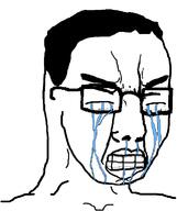 closed_eyes crying glasses hair soyjak variant:chudjak // 645x770 // 34.0KB