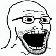 glasses meta:ai_generated open_mouth soyjak stubble subvariant:bigjaw variant:soyak // 263x263 // 65.8KB