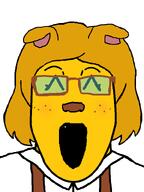 cute femjanny gaping_mouth happy janny subvariant:female_markiplier tooth variant:markiplier_soyjak white_background wholesome // 600x800 // 18.5KB