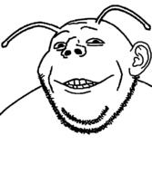 alien cockroach ear evil impish meta:ai_generated smile subvariant:gapealien template variant:gapejak // 722x832 // 18.4KB