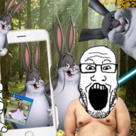 3d big_chungus fat forest hand iphone irl meta:tagged playstation playstation_4 ps4 variant:markiplier_soyjak // 500x500 // 468.2KB