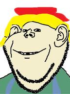 backwards_cap clothes ear lana_loud meta:tagme missing_tooth nickelodeon overalls pigtails smile stubble the_loud_house variant:impish_soyak_ears yellow_hair // 598x800 // 67.8KB