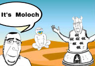 3soyjaks angry baby blush bull closed_mouth clothes glasses hat horn judaism kippah moloch open_mouth pacifier soyjak speech_bubble stubble text variant:cobson variant:gapejak // 828x580 // 107.1KB