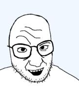 glasses soyjak stubble template transparent_background variant:snopesjak // 520x618 // 11.7KB